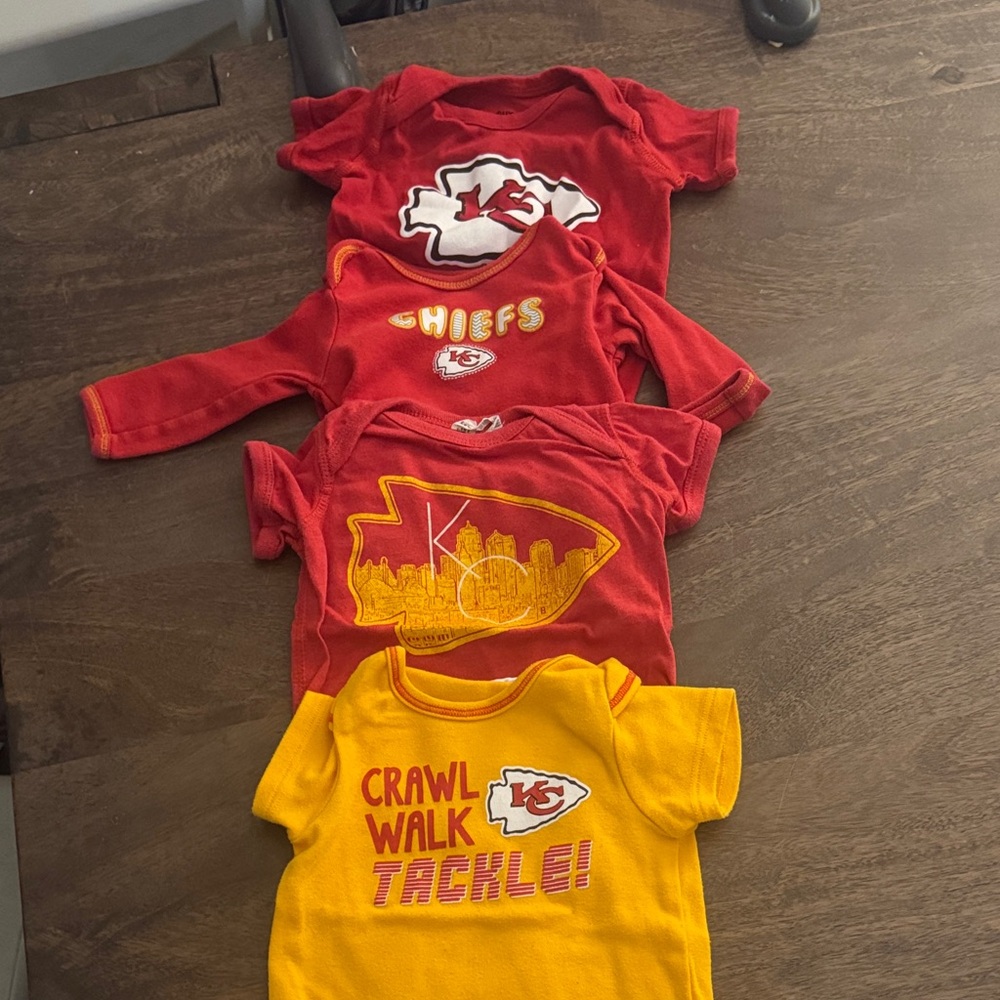 Chiefs Kansas City onesies